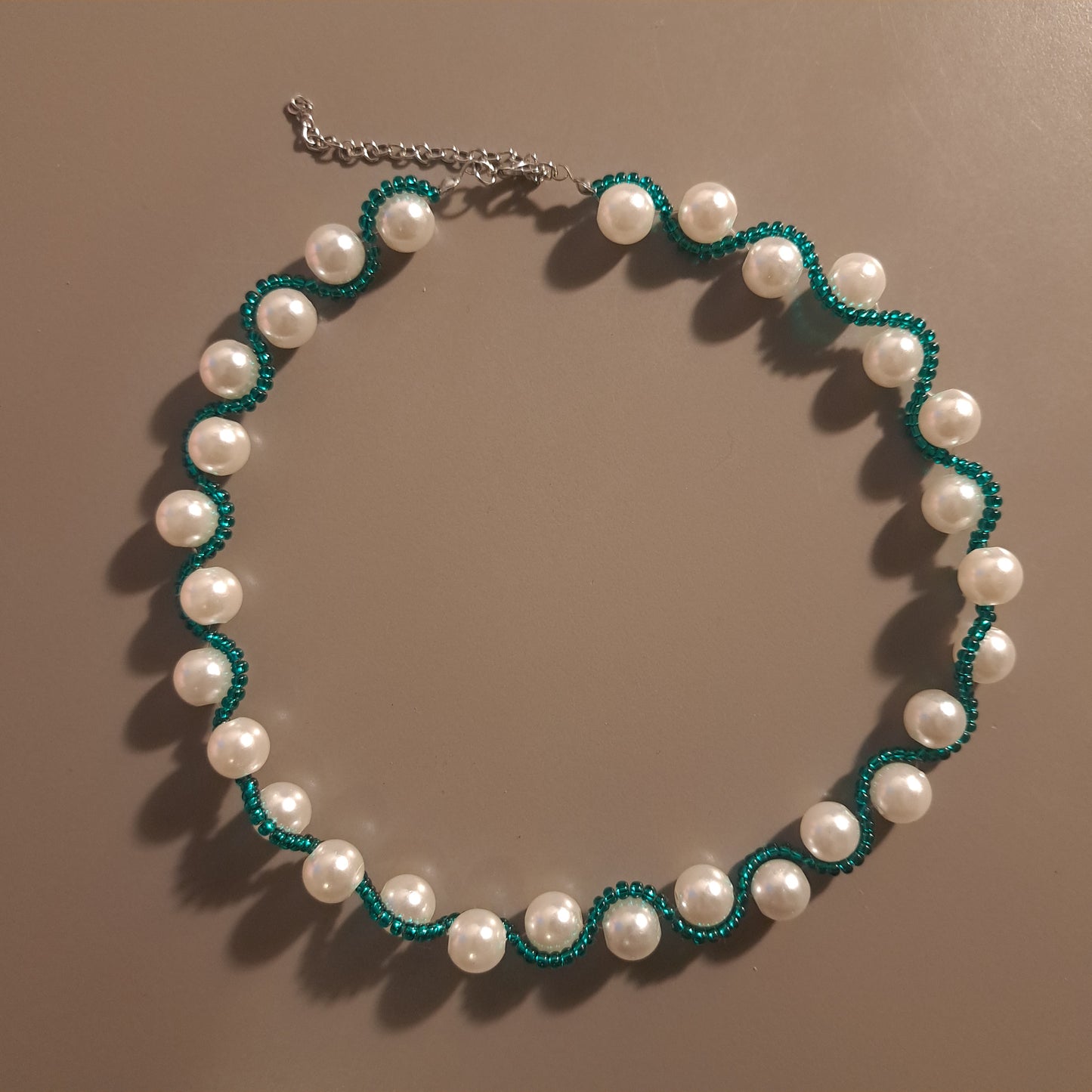 Collier bisous tous doux-vert
