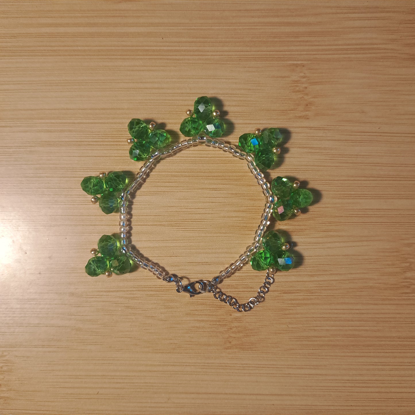 Bracelet petals-Vert