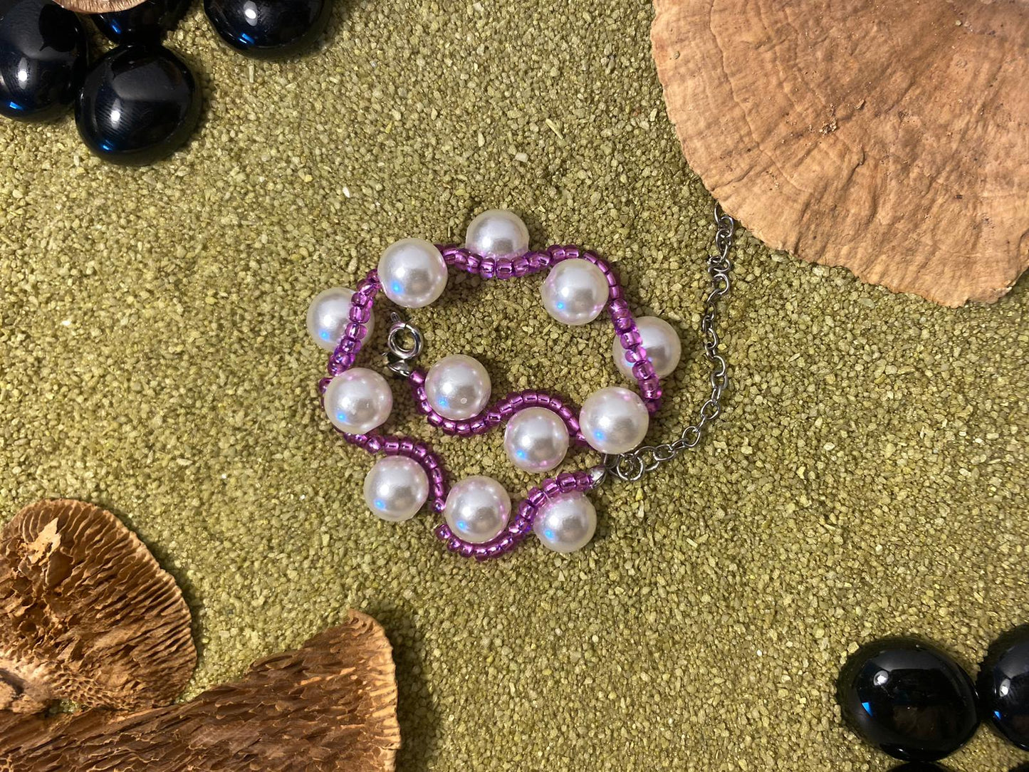 Bracelet bisous tous doux -Violet