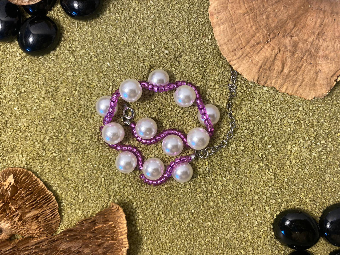 Bracelet bisous tous doux -Violet