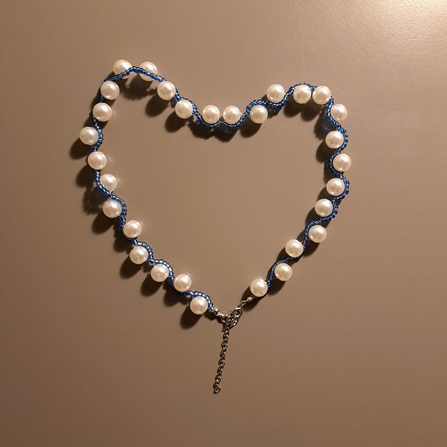 Collier bisous tous doux -bleu