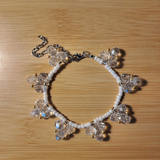 Bracelet petals blanc