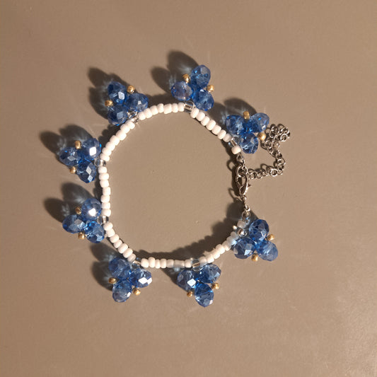 Bracelet petals-bleu